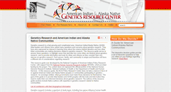 Desktop Screenshot of genetics.ncai.org