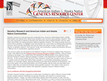 Tablet Screenshot of genetics.ncai.org